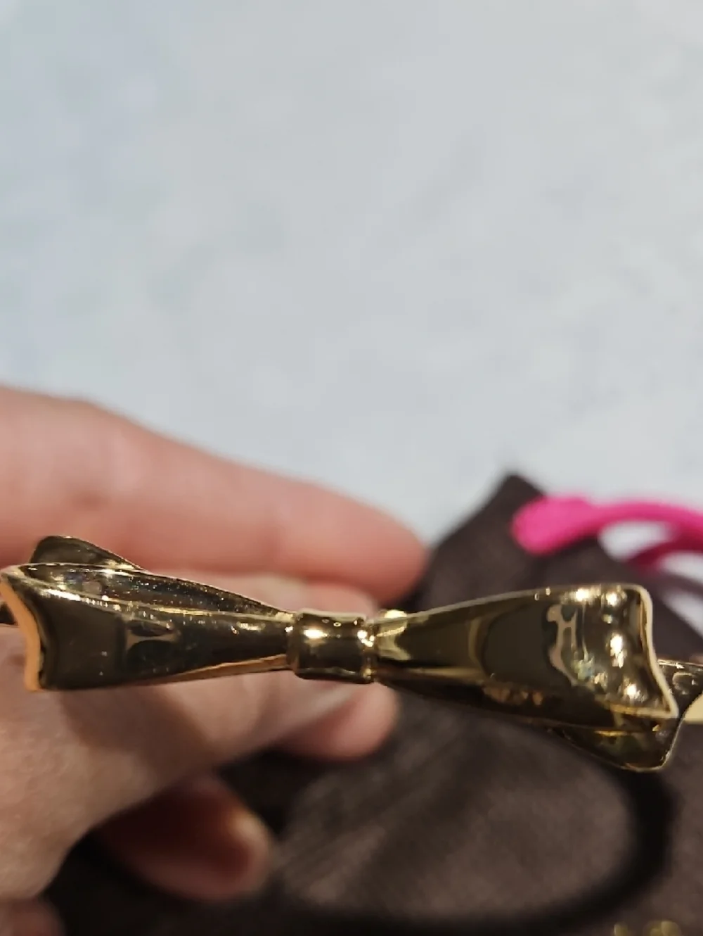 kate spade Gold Bow Bangle Bracelet - Picture 2 of 5